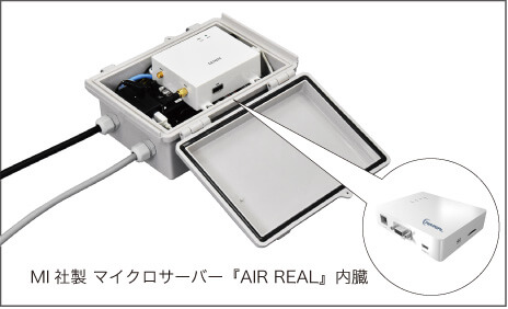 MI社製 マイクロサーバー『AIR REAL』内臓